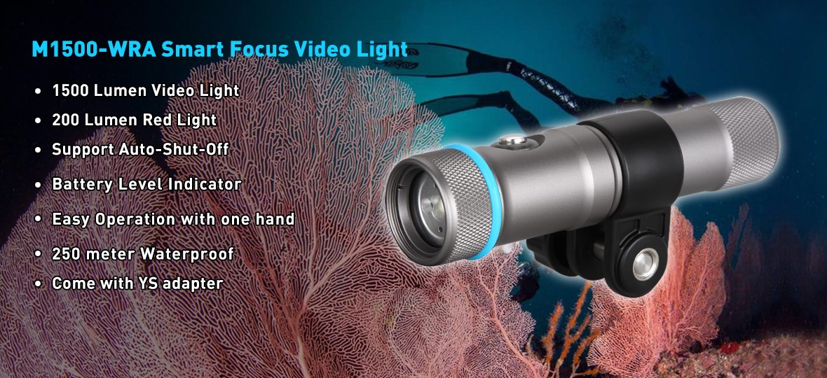 M1500-WRA Smart Focus Video Light