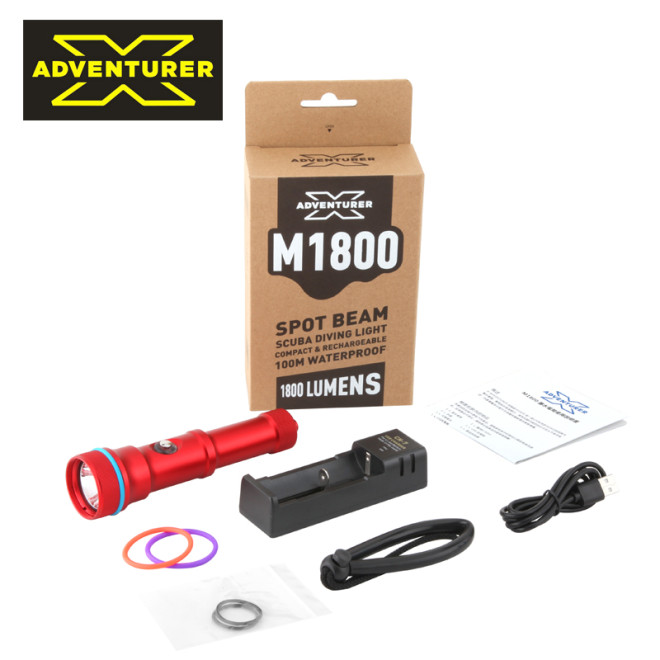 M1800 LED Scuba  Diving Spot Light